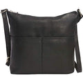 Full-Grain Leather Shoulder Bag with Adjustable Strap Z83843