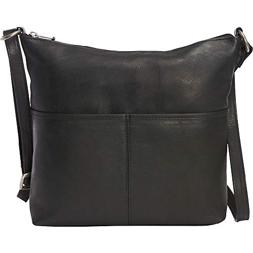 Full-Grain Leather Shoulder Bag with Adjustable Strap Z83843