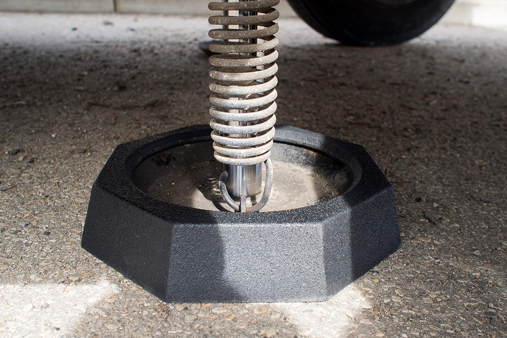 RV Leveling Jack Pad for 10 inch Round Landing Feet Pack of 2 V585