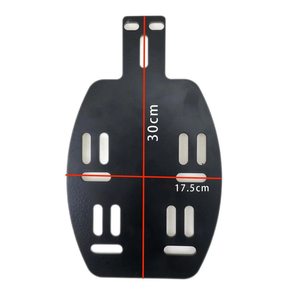 Motorbike Rear Tail Box Carrier Detachable Rainproof Frame Z123078