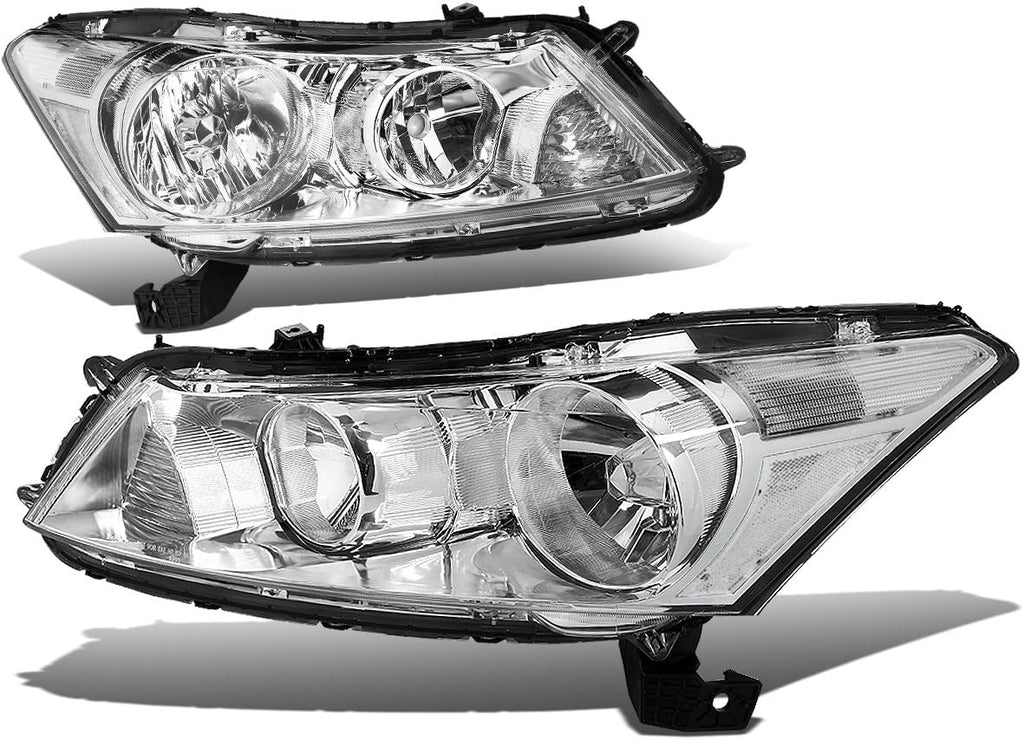 Black Housing Clear Lens Headlights Assembly N8845