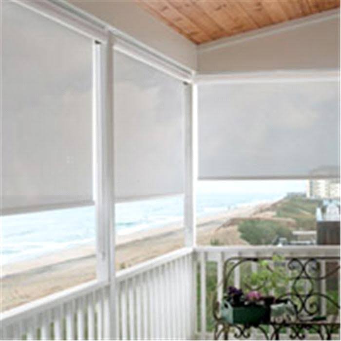 Ebony Roller and Solar Shades Exterior 5% Openness Screen T35616