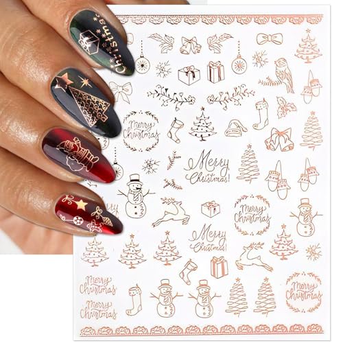 All Holiday Nail Art Stickers Self-Adhesive V5692