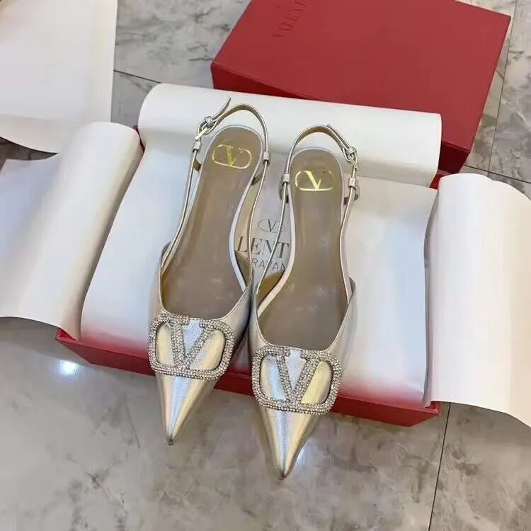 Rhinestone High Heel Sandals T1679