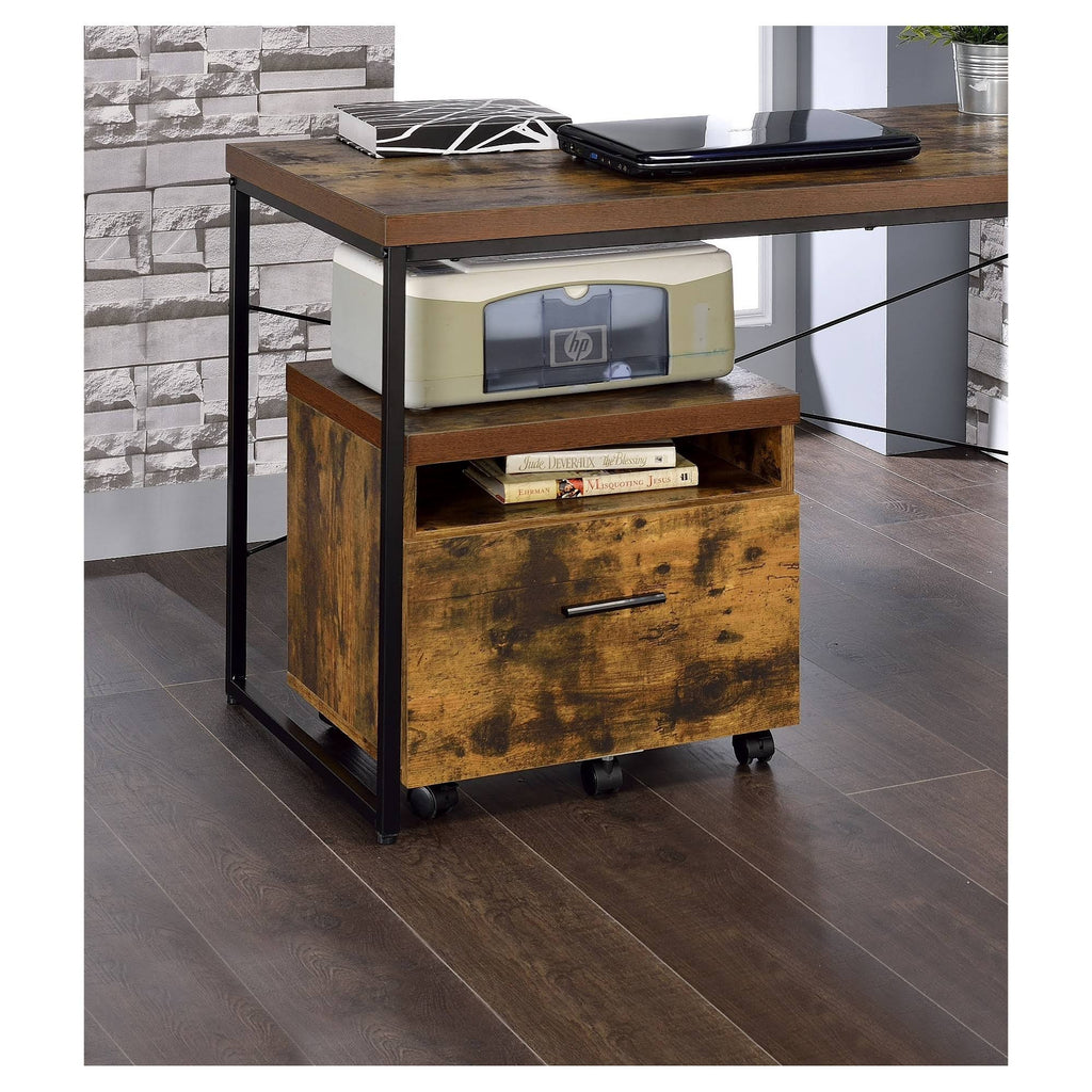 Oak 1 Drawer File Cabinet E474752