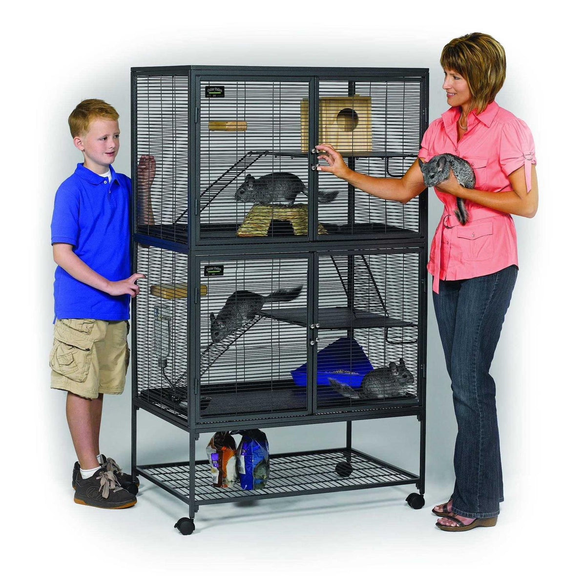 Double Unit Small Animal Cage T5507