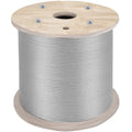 500FT 1/8 Inch Stainless Steel 1x19 T316 Wire Rope Y86285