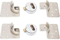 73Mm 2Pcs Hidden Shackle Padlock with 4 Keys T325431