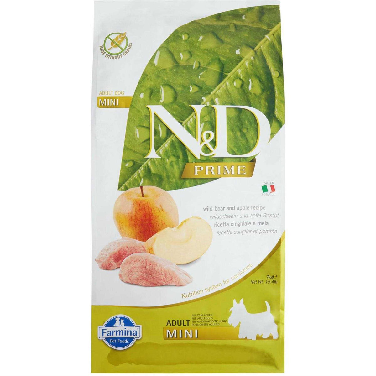 Dog Dry Food Boar & Apple Adult Mini U54544