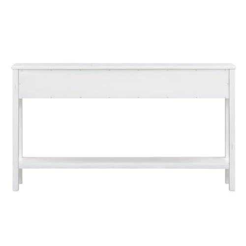 Sideboard Console Table with 2 Drawers and Bottom Shelf N5608