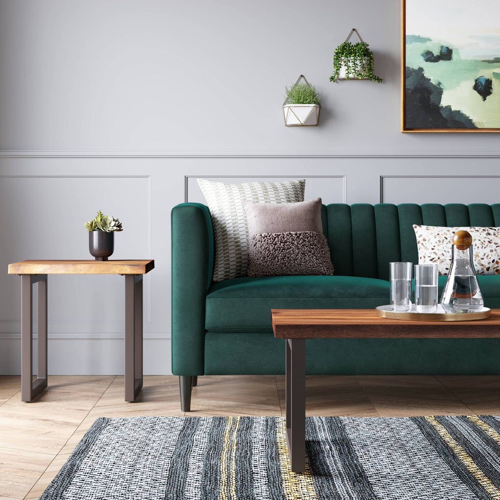 Green Channel Tufted Sofa H183081