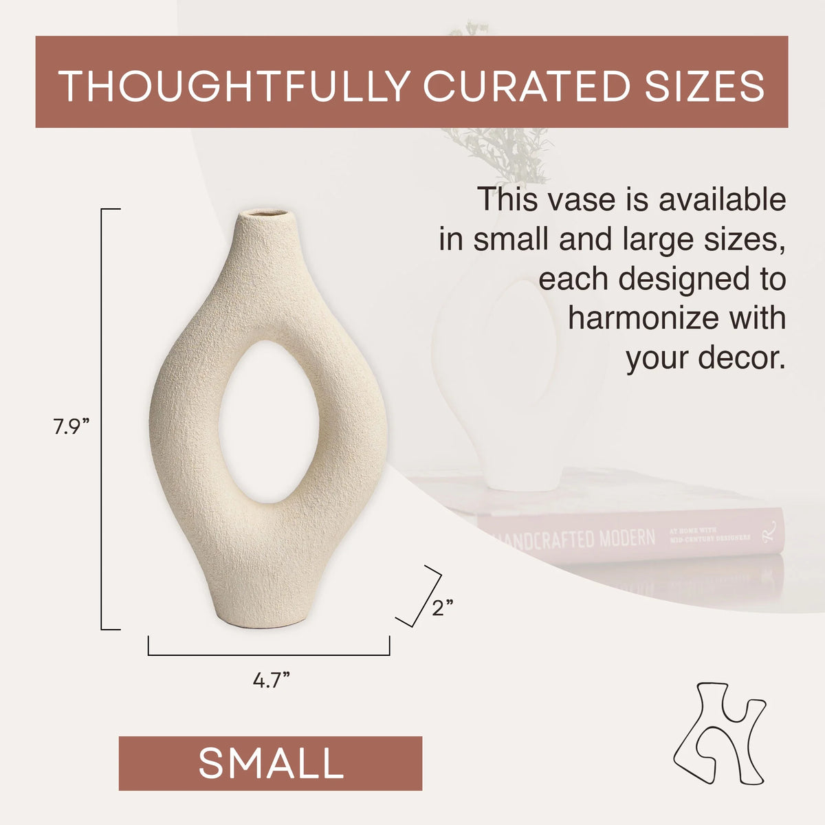 White Decorative Vase Y56286