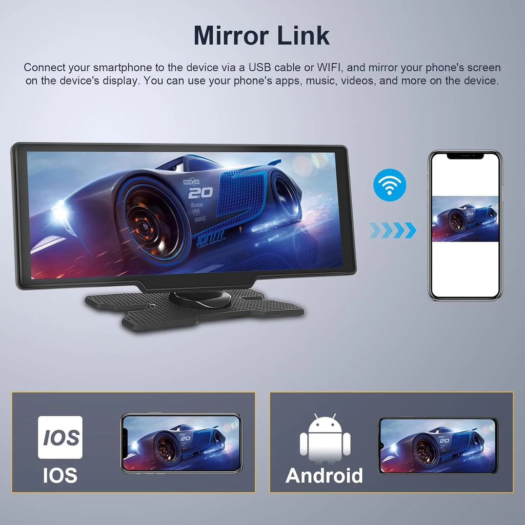 7 Inch Wireless Portable Car Touch Screen with Bluetooth B31736