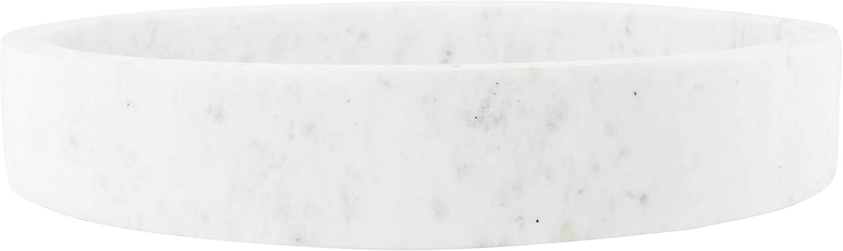 8 Round Carved Marble Tray S51738