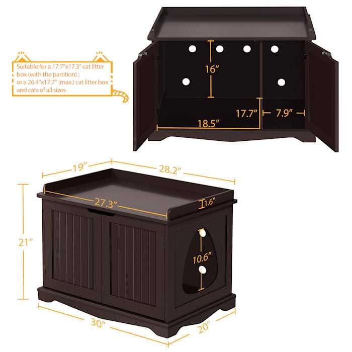 Decorative Cat Litter Box S774
