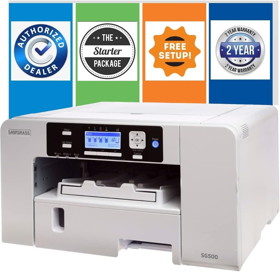 Sublimation Printer Starter Package with 10 Pieces Sublimation Blanks L335