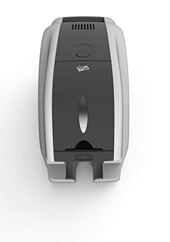ID Card Printer Bundle with USB Camera, Color Ribbon, and PVC Cards L96541