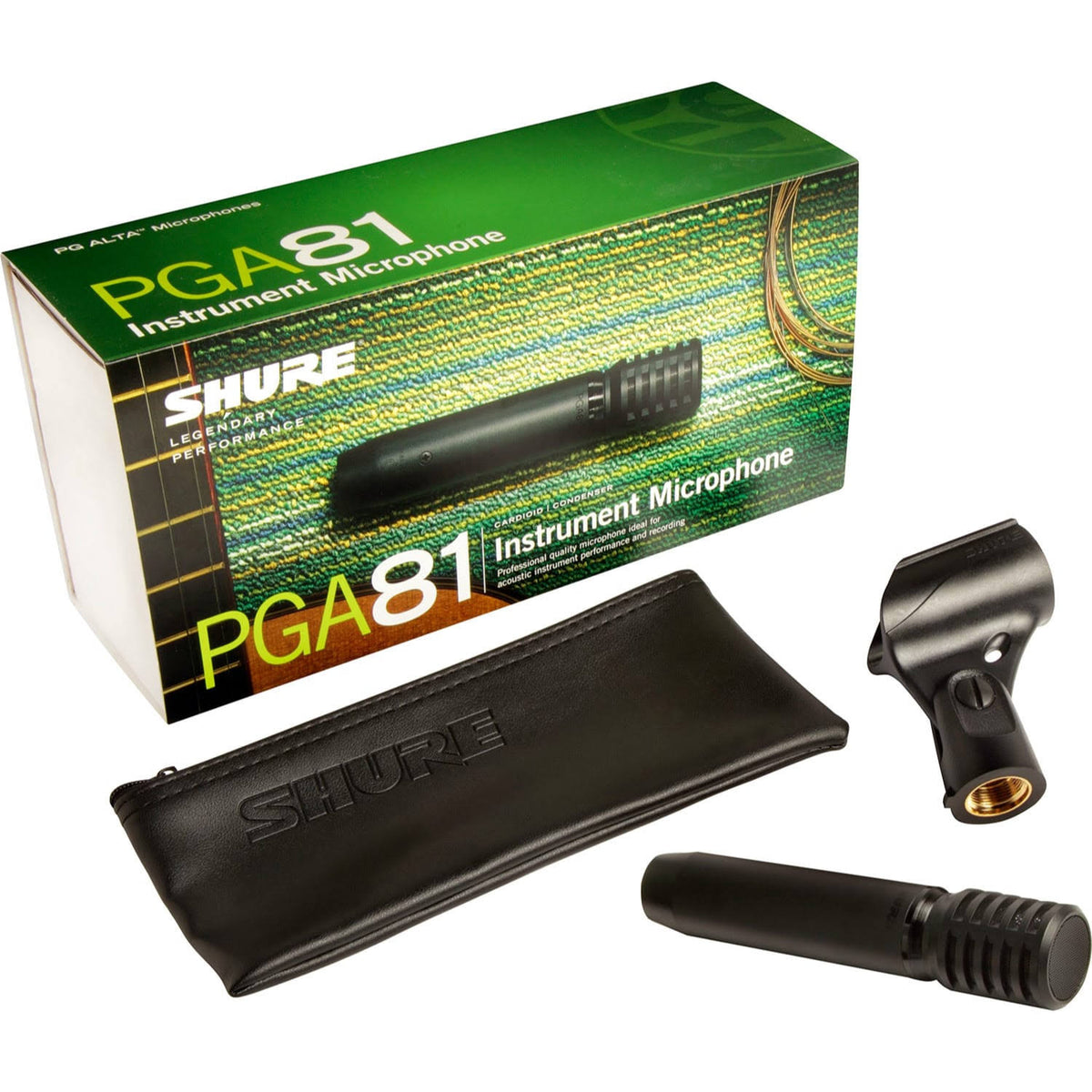 Black Metallic Cardioid Microphone O39663
