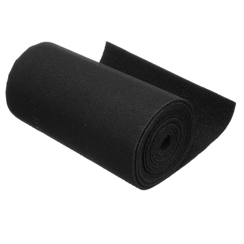 12 in. x 12 ft. Trailer Bunk Marine Carpet, Charcoal H499135