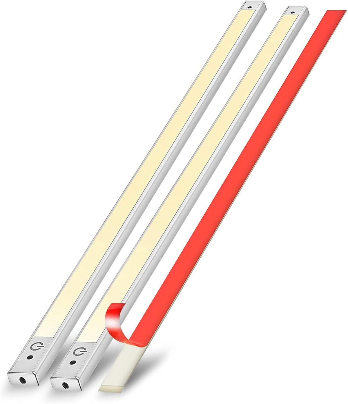 2-Pack 48” Under Cabinet LED Lighting 4000K with 12V Adapter and Sensor Switch U55382