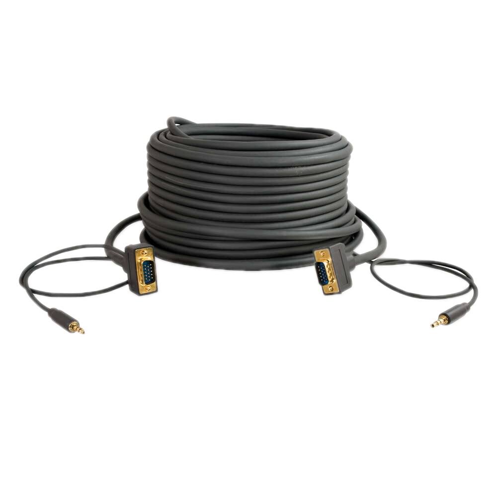 50ft HD15 Monitor Cable with 3.5mm Stereo Audio I495301