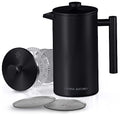 Stainless Steel French Press Coffee Maker 34 Oz with 2 Extra Filters V33699