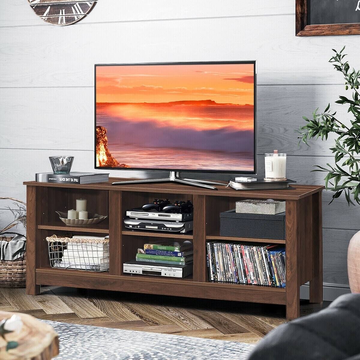 Brown TV Stand Cabinet U506