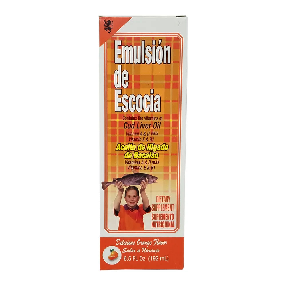 Orange Flavored Cod Liver Oil Dietary Supplement, Pack of 3 J24276