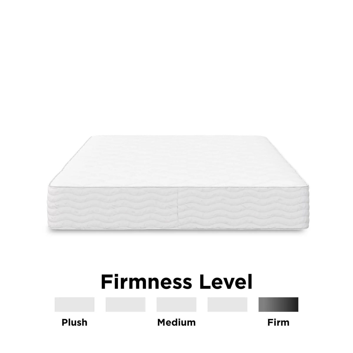 6 Inch Polyester Fill Mattress, Twin Size Y90881
