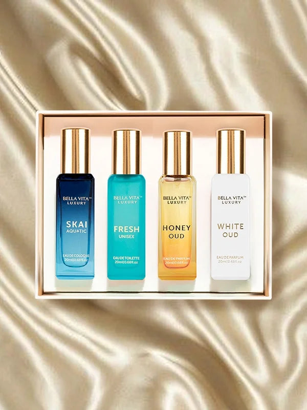 Unisex Luxury Perfume Gift Set 4x20 ML Eau De Parfum B626279