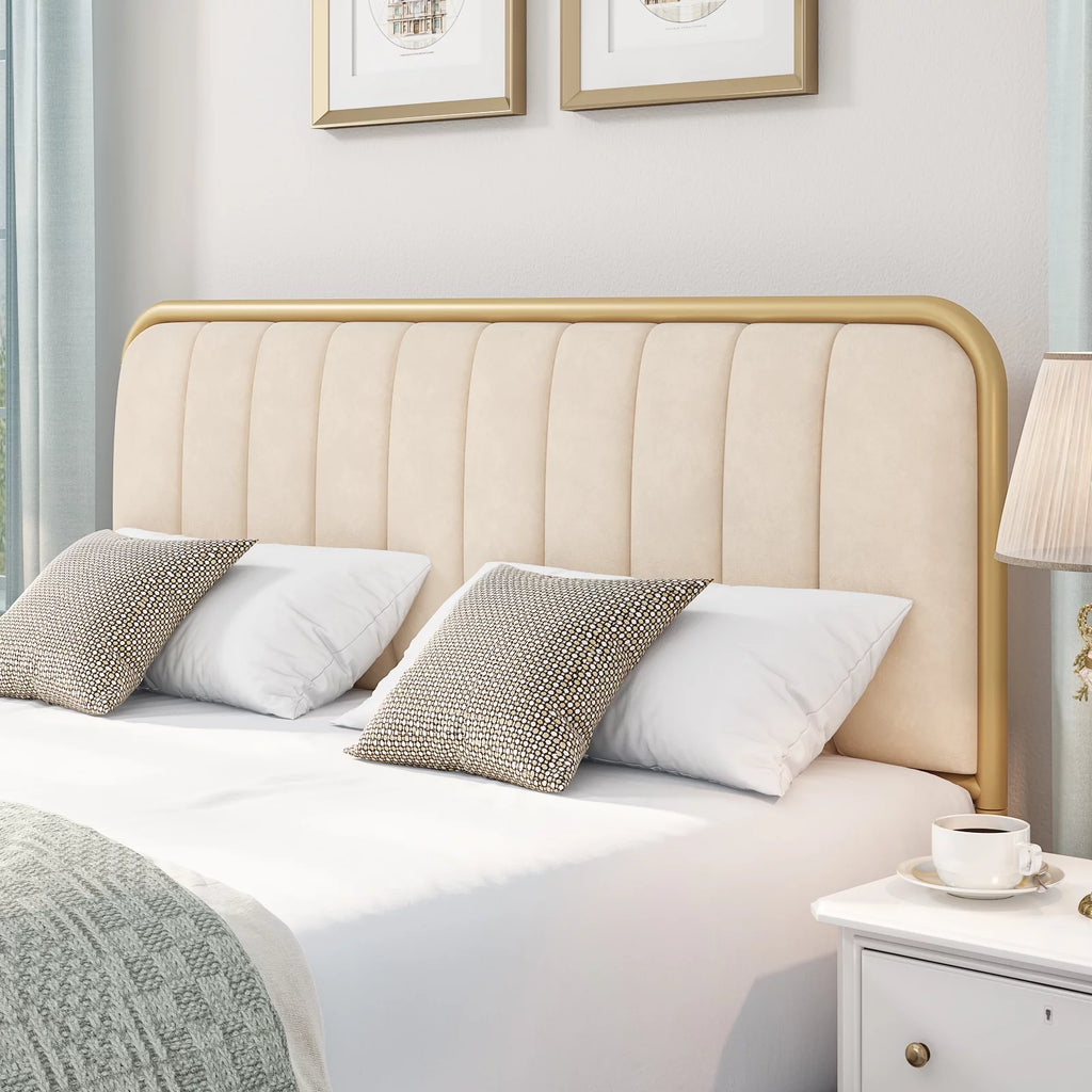 Queen Size Tufted Upholstered Bed Frame W920