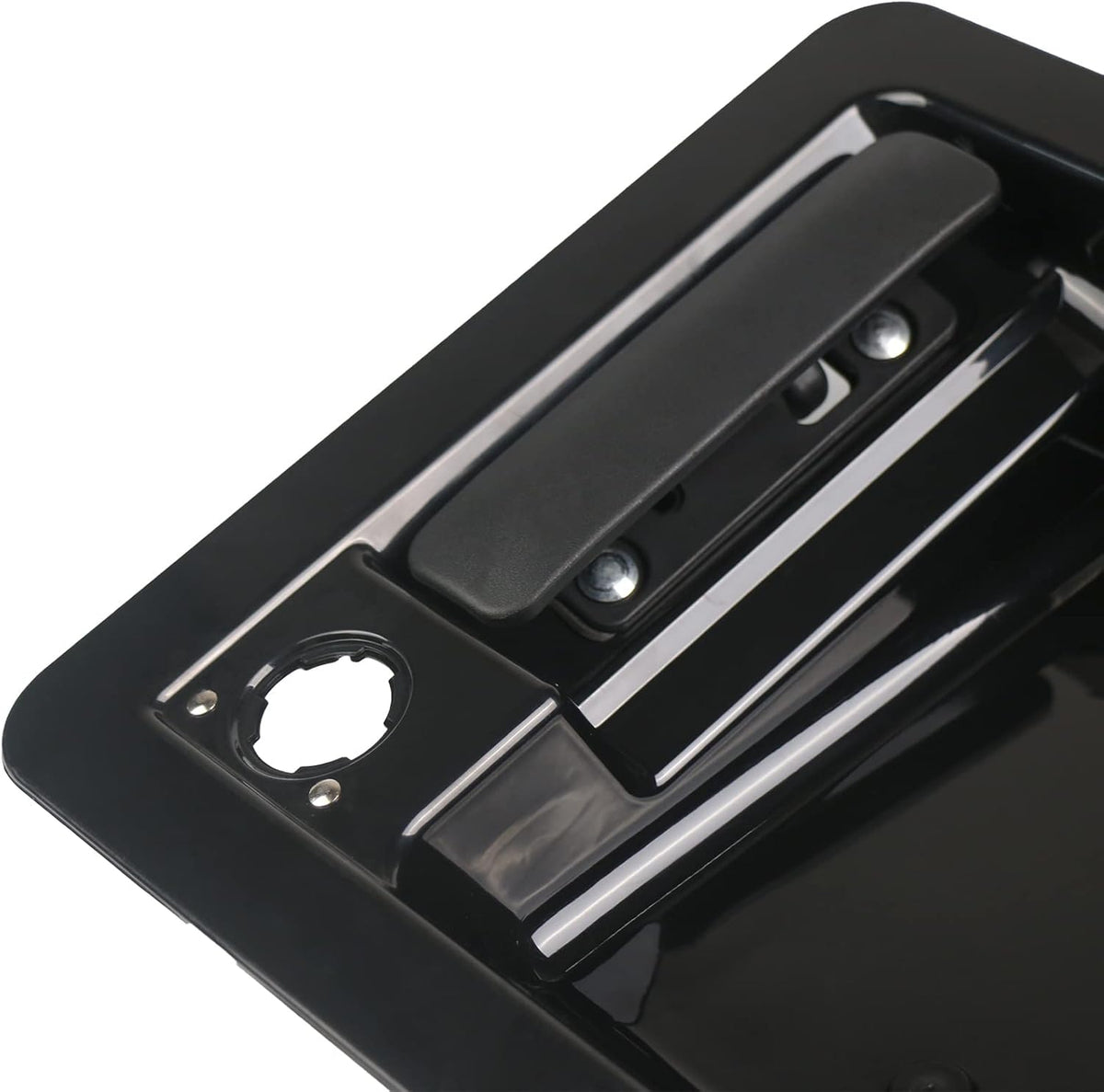 Rear Door Handle & License Plate Bracket for Ford E150 E250 E350 E450 Econoline Van Pack of 2 H68267