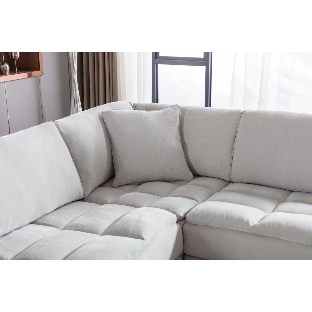 5-Piece L-Sectional Sofa O55972