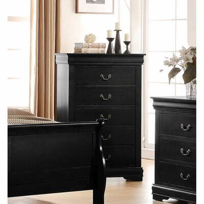 5 Drawer Black Chest H78094