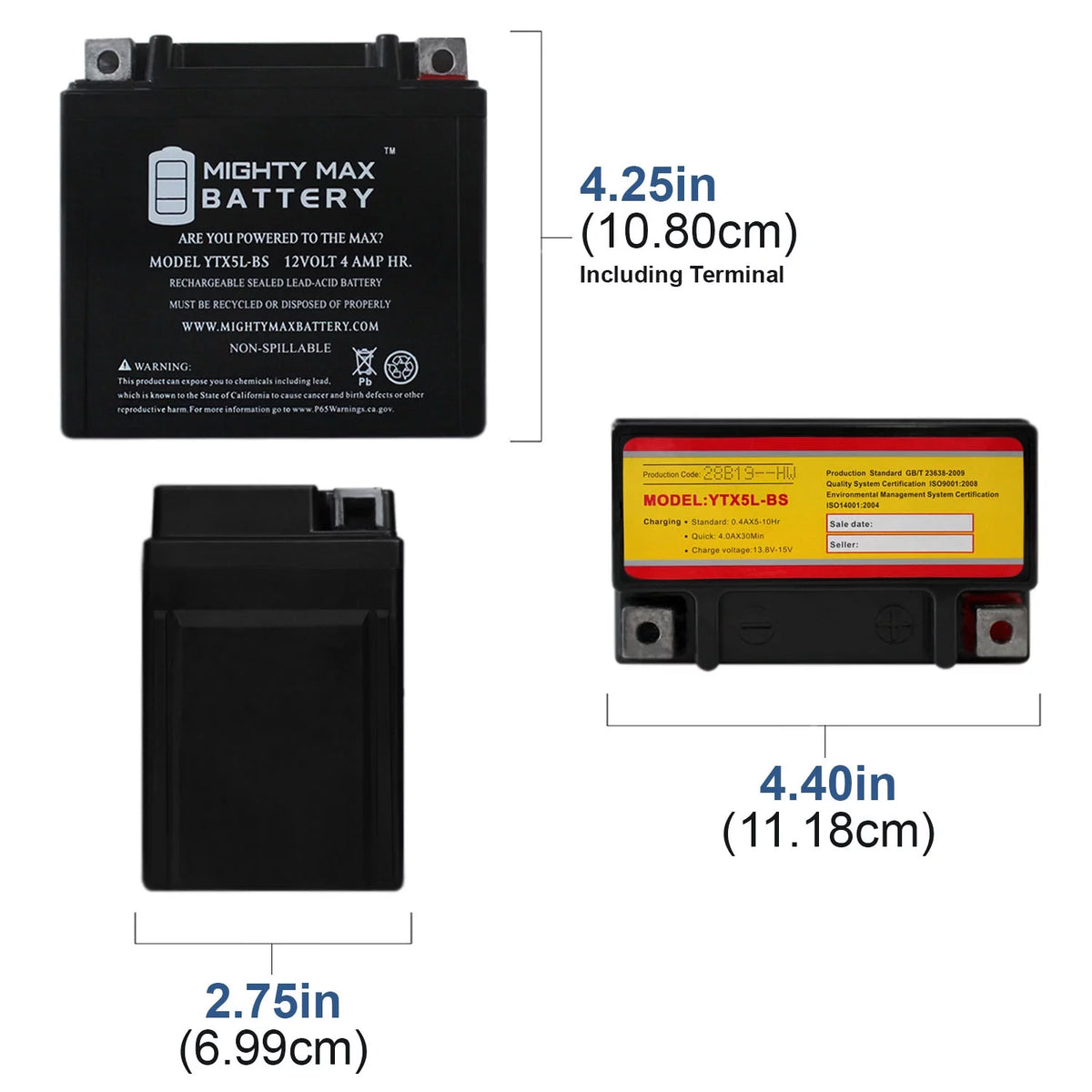 12V 4AH Battery K67011