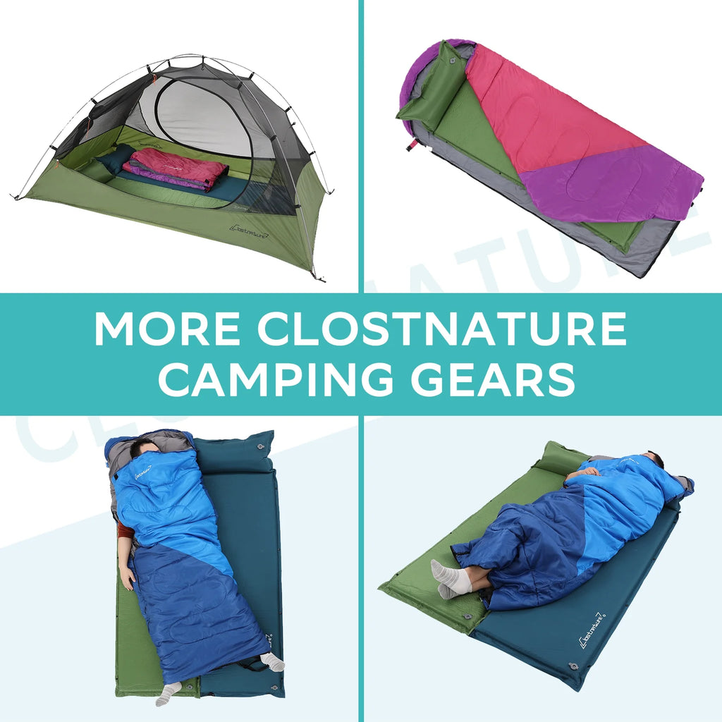 Blue Insulated Foam Self Inflating Sleeping Pad H353