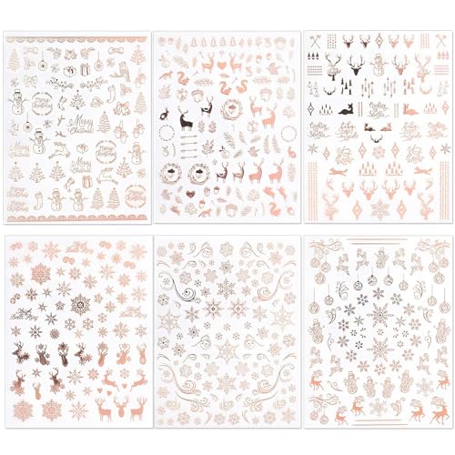 All Holiday Nail Art Stickers Self-Adhesive V5692