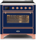 Blue Induction Range with Electric Oven H18495