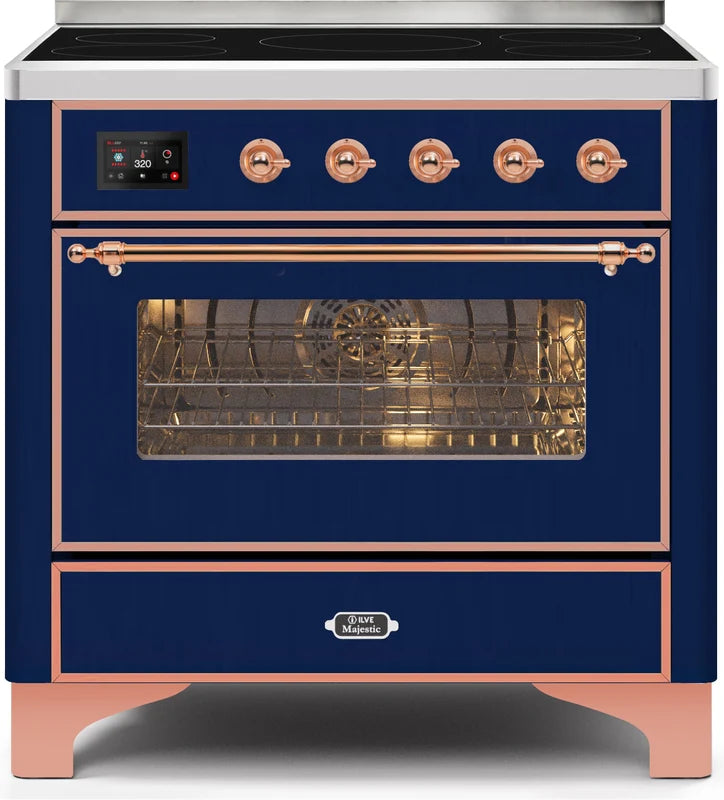 Blue Induction Range with Electric Oven H18495