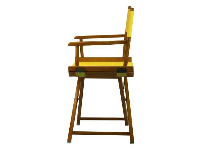 Honey Oak Frame Gold Canvas Director's Chair X14003