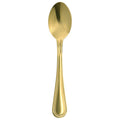 18/0 Gold Stainless Steel Dessert Spoon - 36/Case V630