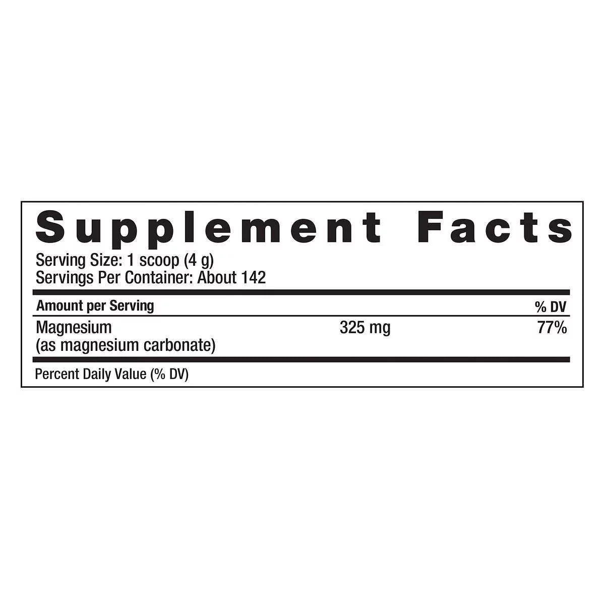 20 Ounces Magnesium Citrate Powder P820809