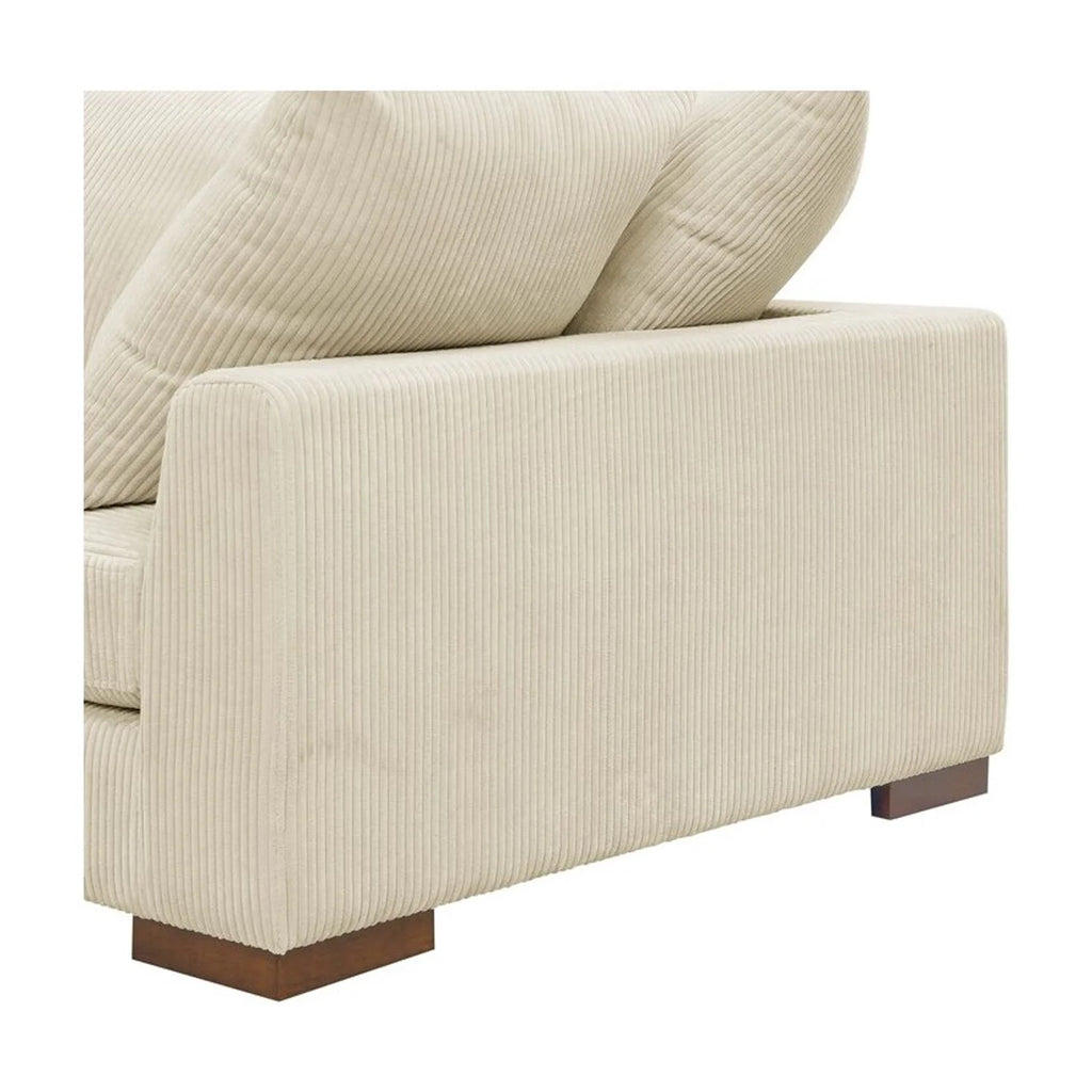 Corduroy Upholstered Sectional C989