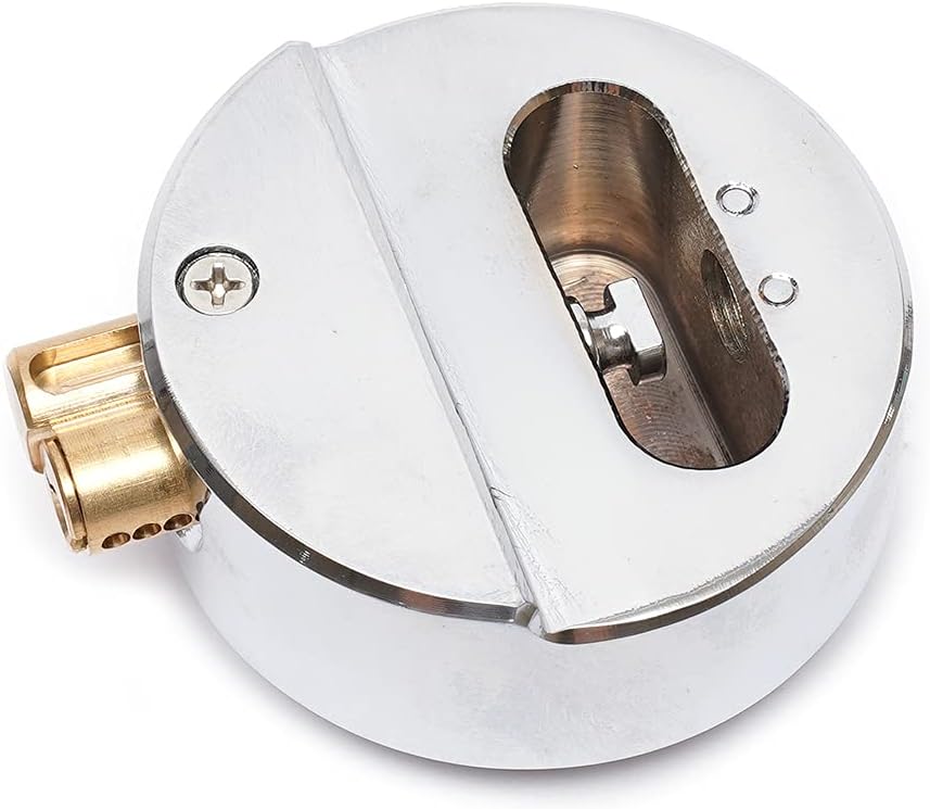 73Mm 2Pcs Hidden Shackle Padlock with 4 Keys T325431