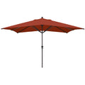 11 ft. Rectangular Aluminum Market Umbrella, Terracotta M770516