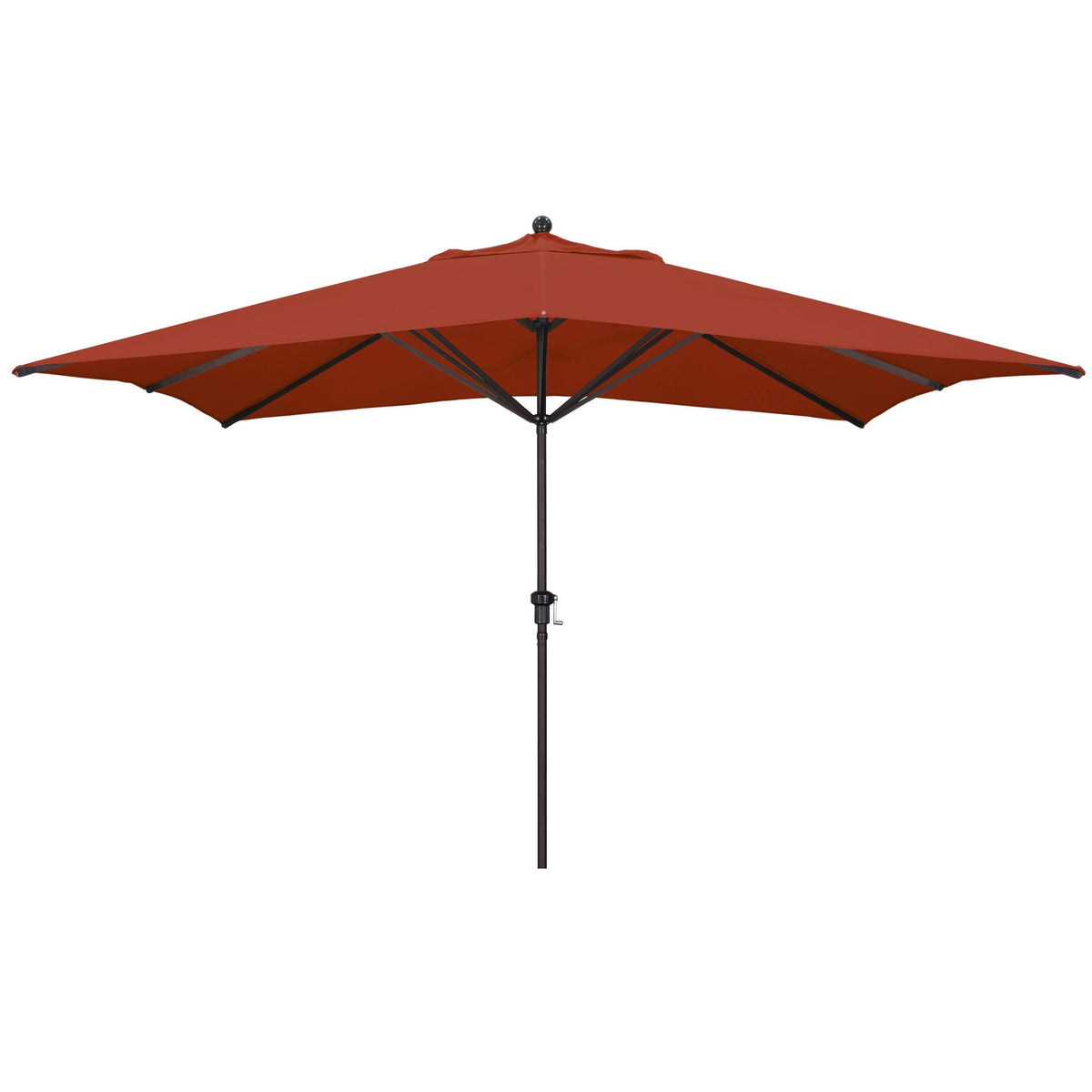 11 ft. Rectangular Aluminum Market Umbrella, Terracotta M770516