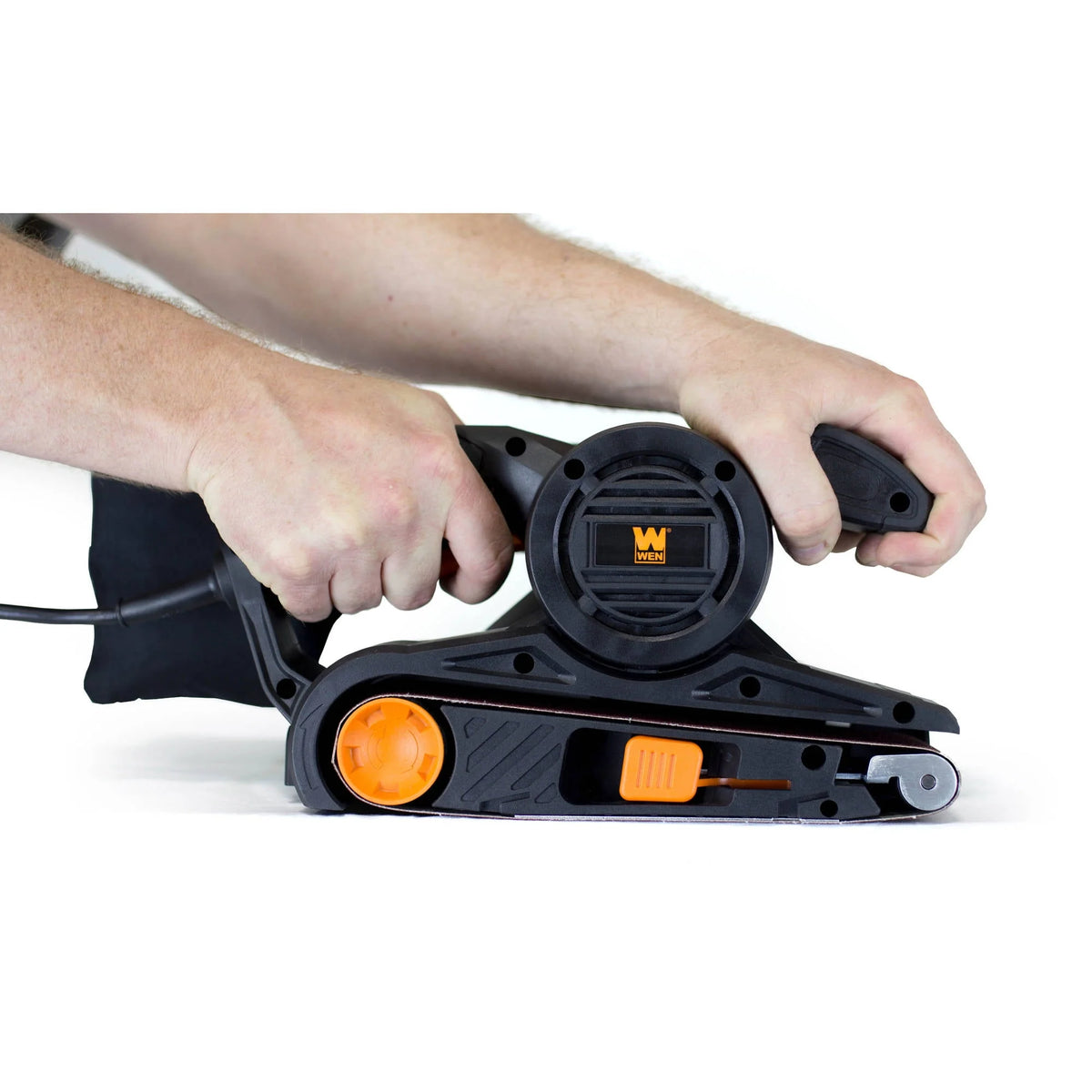 7-Amp 3 x 21-Inch Heavy-Duty Belt Sander with Dust Bag Q5409