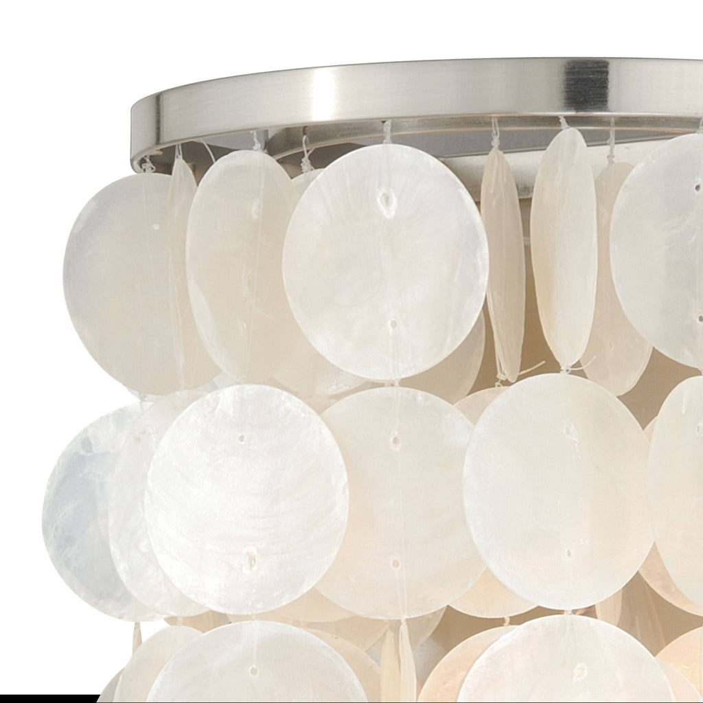 Capiz Shell Wall Light P619