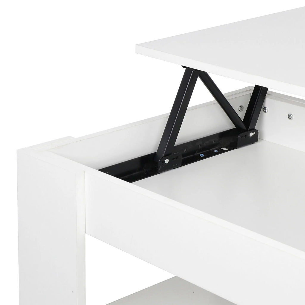 White Lift Up Coffee Table V3016
