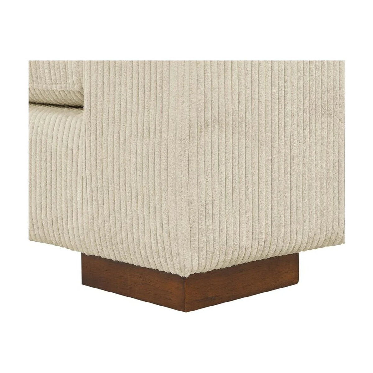 Corduroy Upholstered Sectional C989